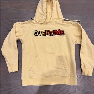 Overtime Men's Yellow Hoodie
